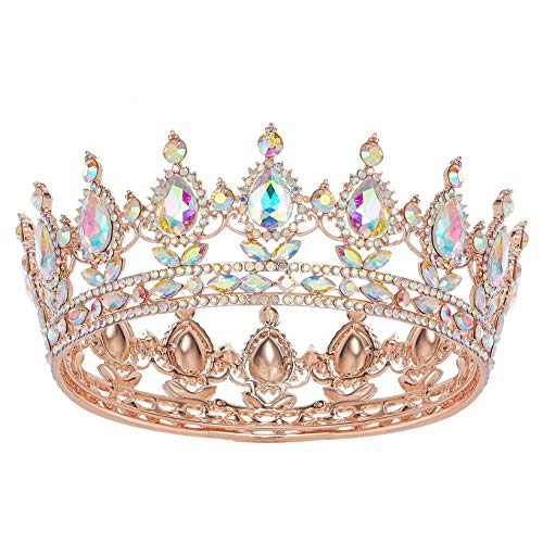 並行輸入品SWEETV Crystal Queen Crown for Women Rhinesto