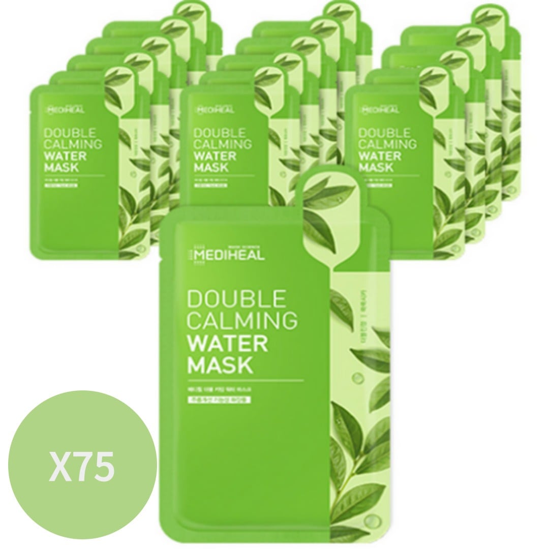 ダブル カーミング ウォーター マスク 20ml 75個(水分/鎮静/水敷地/中乾燥/デイリー/コスパ)