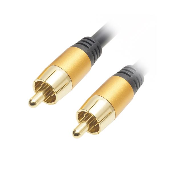 [5セット] ホーリック RCAサブウーファーケーブル 1m RC10-798GBX5