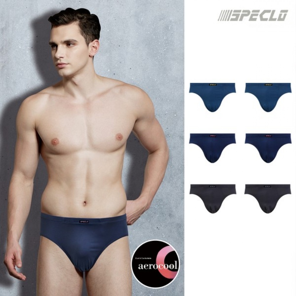 (Specklo) エアロクールエアメッシュメンズトライアングルパンティーメンズ下着 6点セット