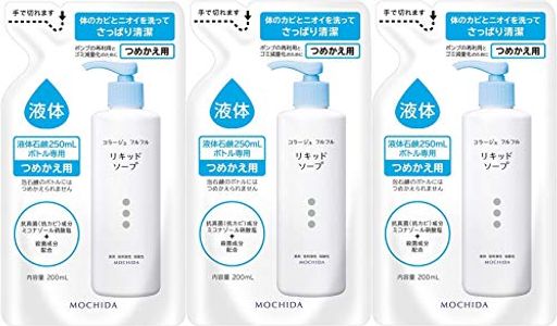 QIDUHUQI 【3個セット】コラージュフルフル 液体石鹸 つめかえ用 200ml