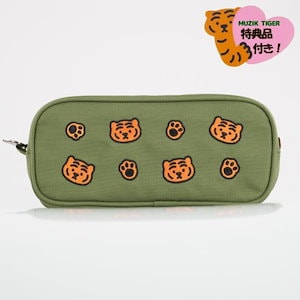 MUZIK TIGER公式取扱店* 太っちょ虎 ペンケース筆箱 刺繍 ポーチ