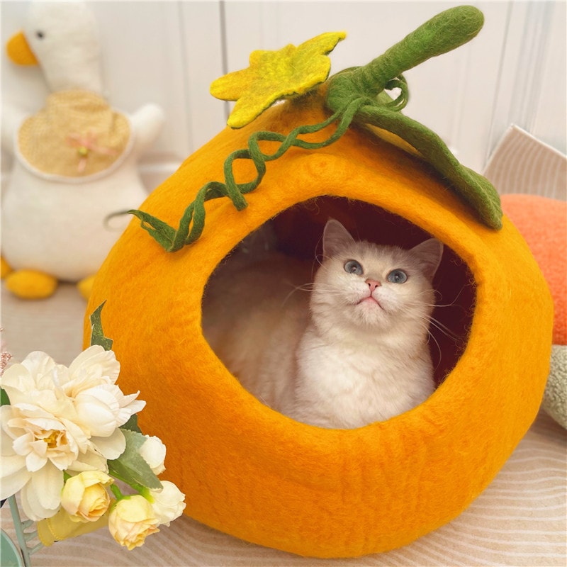 ペットベッド クッション キャットハウス 丸型 手作り 可愛い INS 猫 犬小屋 おしゃれ 寝床 寝具 秋 冬 暖かい 四季適用