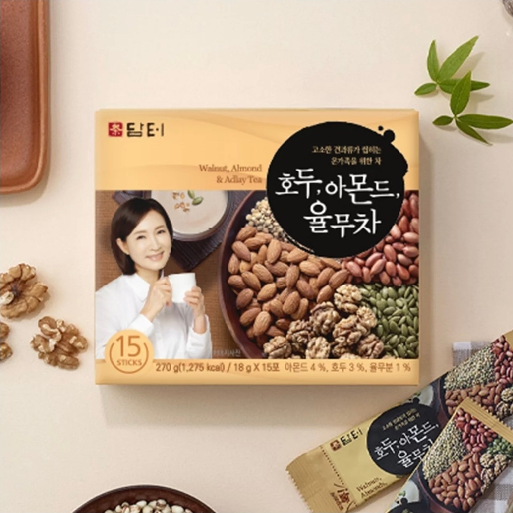 (韓国食品)18g*15個*10box/ クルミアーモンドハトムギ茶/ はとむぎ茶/ 韓国茶/ ユルム茶/ スティック ハトムギミックス茶/ 粉末状/ 健康飲料/ 韓国伝統茶/ 韓国飲料/ 韓国おやつ 6,931円