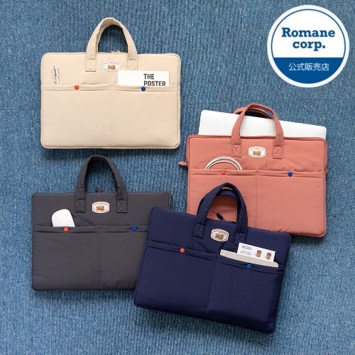 ROMANE公式取扱店* BrunchBrother 15型 プードル ノートパソコンポーチ ポケット