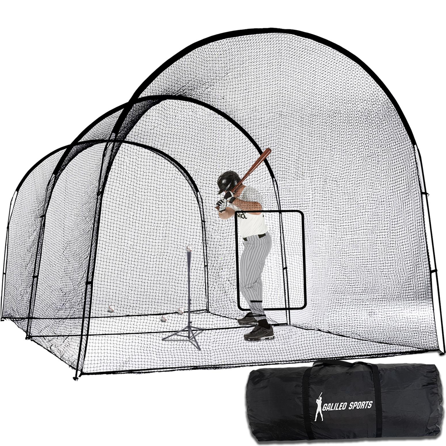 バッティングゲージ 野球ネット 防球 6.7x3.5x3m 野球ゲージ キャリーバッグ付き 屋外練習