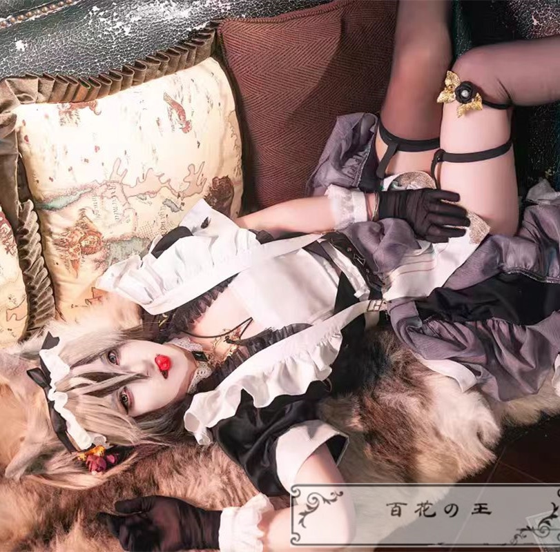 NU:カーニバル 萌え萌え きゅん 仕事にひたむき れいにゃん レイ 限定SSR メイド服 コスプレ衣装 コスチューム