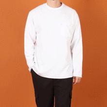 WMLステッチ胸ポケット長袖Tシャツ