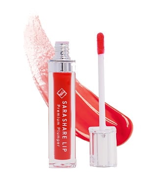 [サラシェアリップ] SARASHARE LIP プレミアムプランパー リップグロス (CLEAR RED) #ラメなし #ティントあり