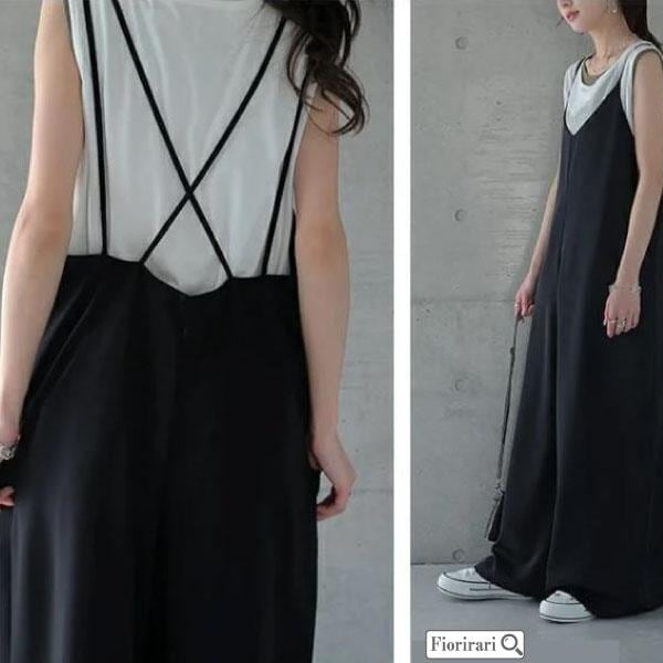 オーバーオール サロペットパンツ オールインワン 連体服 レディース オシャレ トレンド感