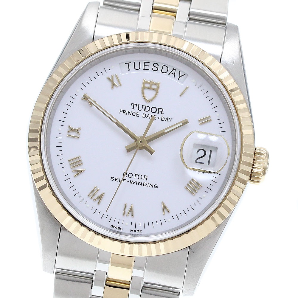 チュードル TUDOR 76213 プリンス デイトデイ cal.2834-2 自動巻き メンズ 良品 保証書付き_901127【中古】