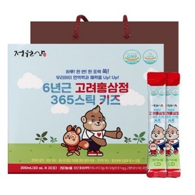 [ジョンウォンサム]6年根高麗ホンサムジョン365スティックキッズ10ml x30P/免疫力UP/ギフト