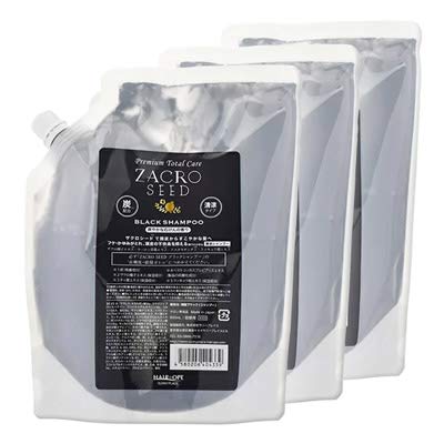 サニープレイス 輝髪ザクロシードブラックシャンプー 1800ml 詰替 (600ml×3)