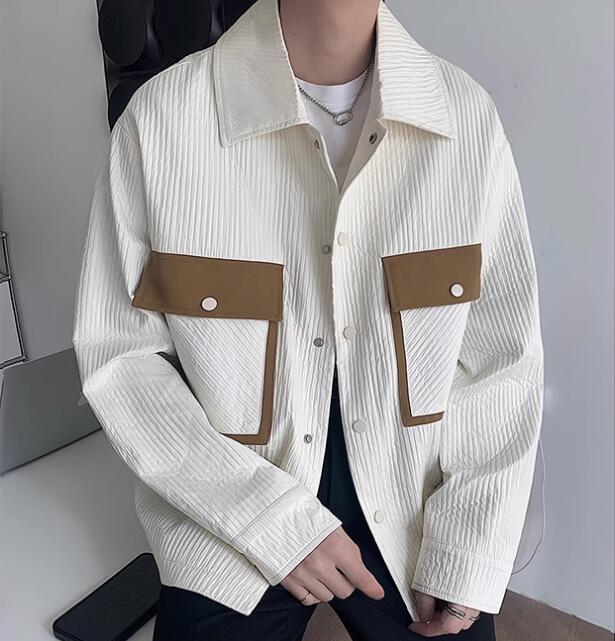ジャケット アウター秋冬の新作 韓国 ファッションメンズ 長袖 J128 2color