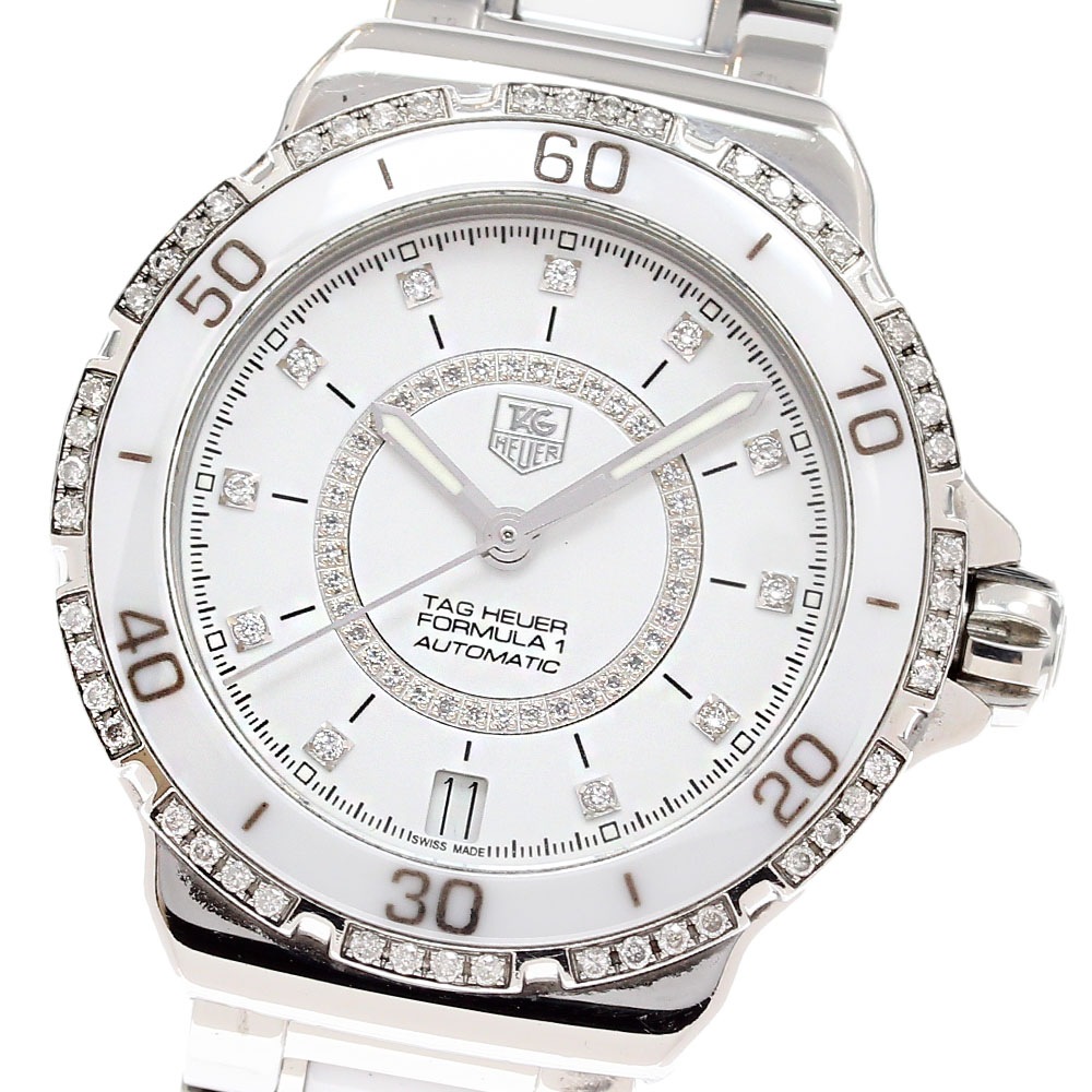 タグホイヤー TAG HEUER WAU2213 フォーミュラー1 ダイヤベゼル 自動巻き レディース _837335【中古】