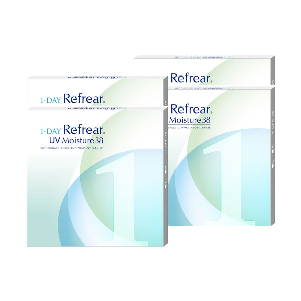 ワンデーuvモイスチャー38 30枚 (4箱)UVカット＋潤い成分配合