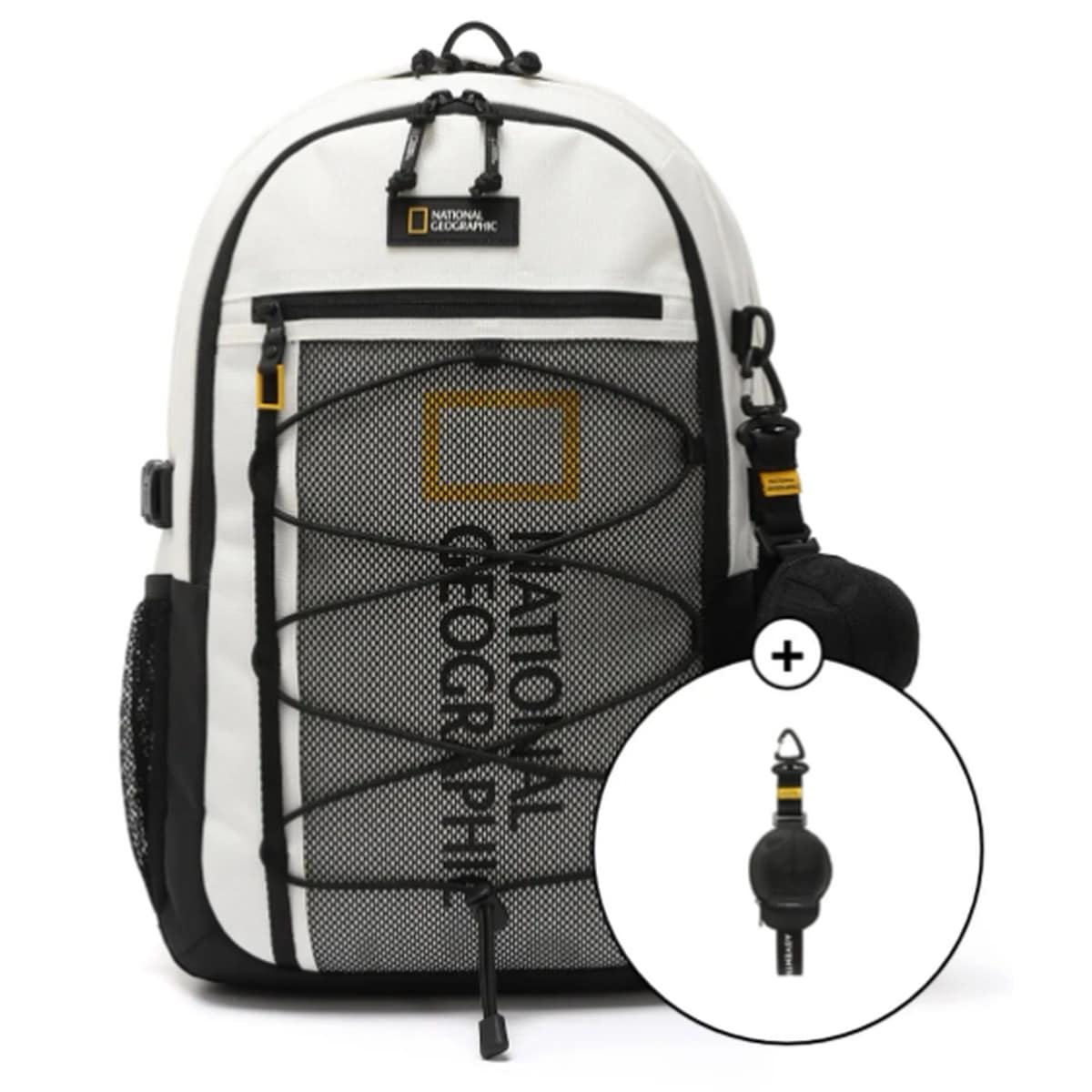 大人気 リュック 21L バックパック [ホワイト] ユニセックス （付き） 中学 高校 大学 入学祝い 通学用 多機能 鞄 プレゼント おすすめ