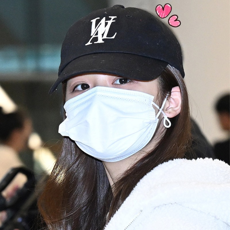NMIXX ソリュン 着用 帽子 Structure Logo ball cap