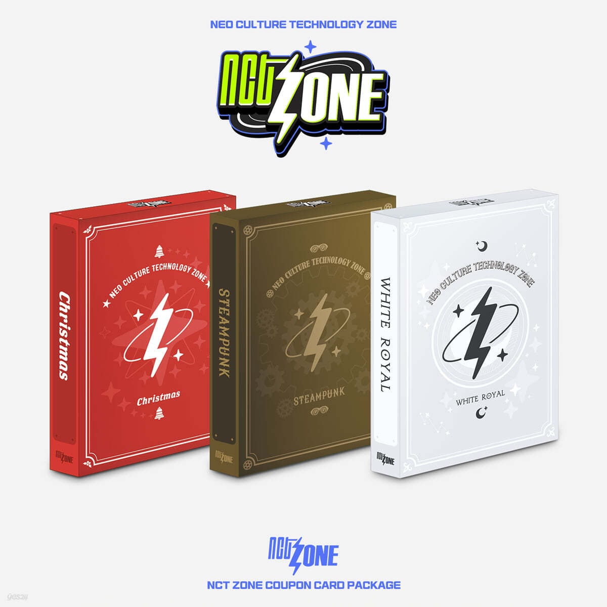 NCT ZONE COUPON CARD PACKAGE [ Christmas ver. + STEAMPUNK ver. + WHITE ROYAL ver. ] 5,740円