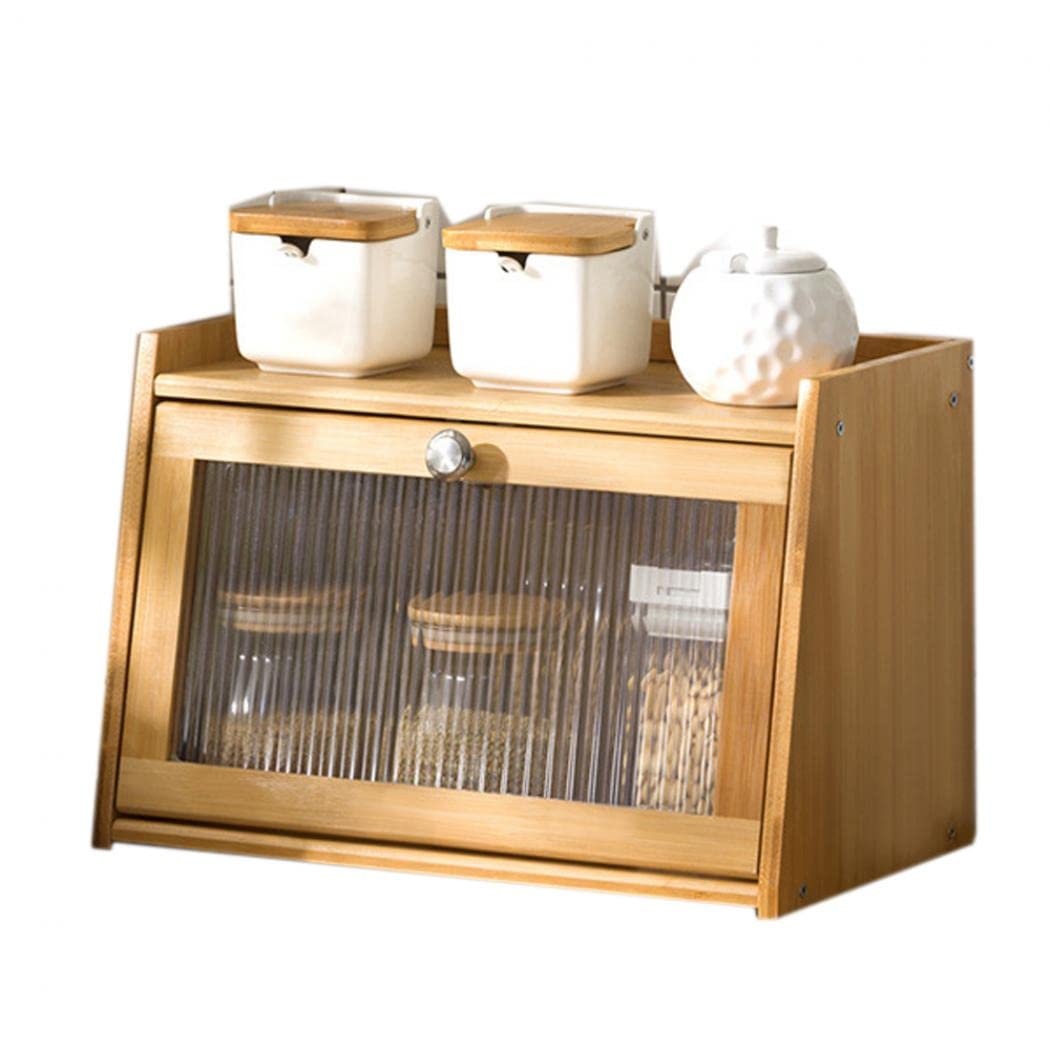 食器棚 ミニ食器棚 ひとり暮らし用 収納 キャビネット 竹製 2段 3段 食器収納棚 収納ラック 収納便利 組み立て式 台所収納 おしゃれ 安定 アクリル扉付き 防塵 防湿 レンジボード 調味料入れ 4,435円