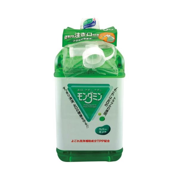 （まとめ）アース製薬 モンダミン ペパーミント 3000mL(×10セット)