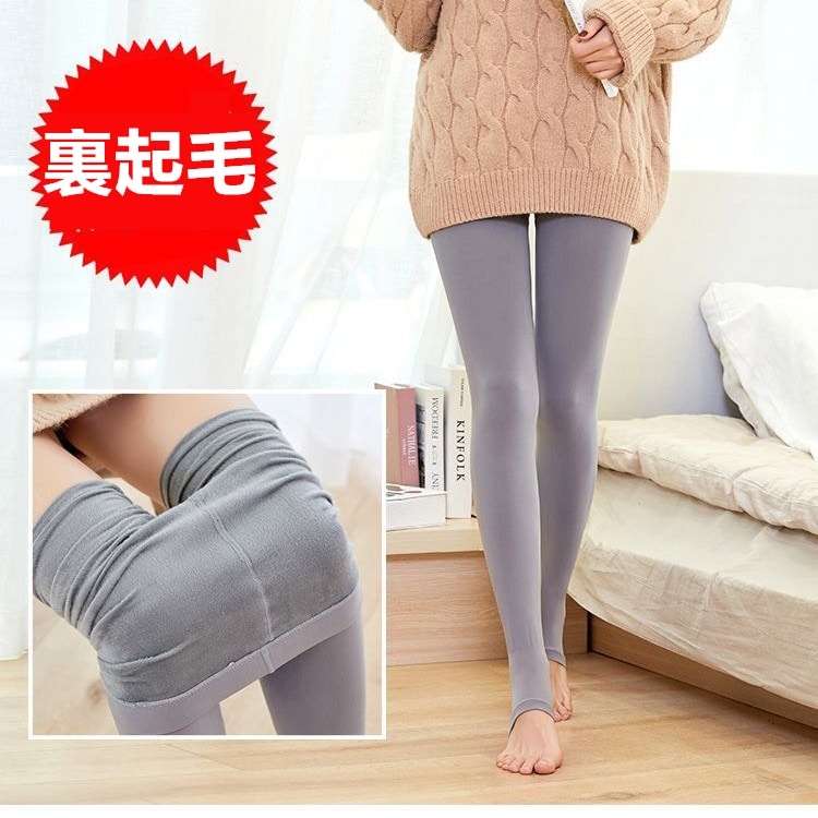 パンツレギンス２ＷＡＹ 極暖 2枚セット：55KG以内裏地ファーレギンス ストレッチ 3color 裏起毛レギンスパンツ ストッキング トレンカレギンス ふわふわ 寒さ対策 4,822円