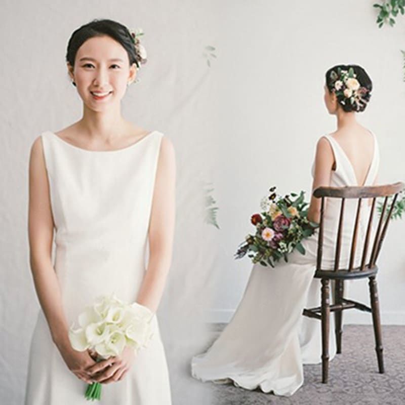 2024新作 パーティードレス 高級感 気質 ワンピース 花嫁ロングドレス 結婚式ワンピース 結婚式 ドレス ウェディングドレス 白 ロングドレス 韓国ファッション34-64