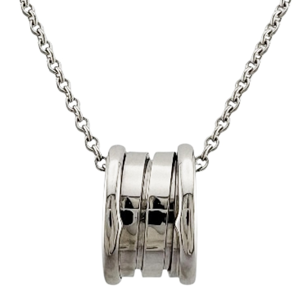 ブルガリ B-zero ネックレス 18金 K18ホワイトゴールド BVLGARI 中古 美品