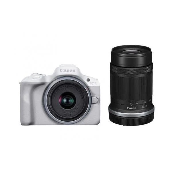 キヤノン カメラ ミラーレス一眼カメラ EOS R50 EOS R50 ダブルズームキット ホワイト Canon
