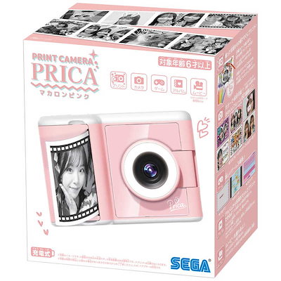 他サイト： セガトイズ　PRINT CAMERA(プリントカメラ) PRICA(プリカ) マカロンピンクの商品画像