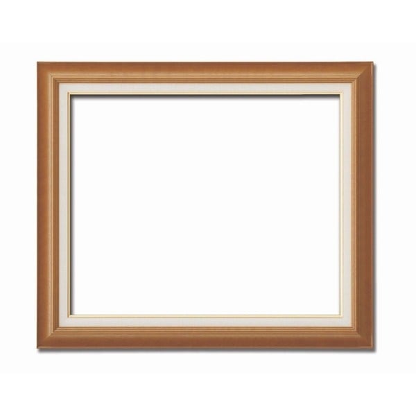 [油額]油絵額/キャンバス額/木製油絵額/茶色油絵額 F20号（727x606mm）「チーク」