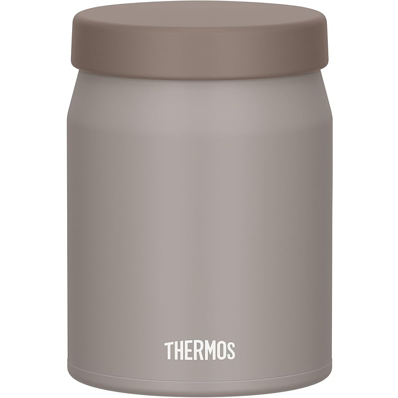【食洗機対応モデル】 サーモス 真空断熱スープジャー 400ml グレージュ 洗いやすさを追求したパッキン一体構造 まる洗ユニット 洗うパーツ3つでお手入れ簡単 保温保冷 JEF-400 GG