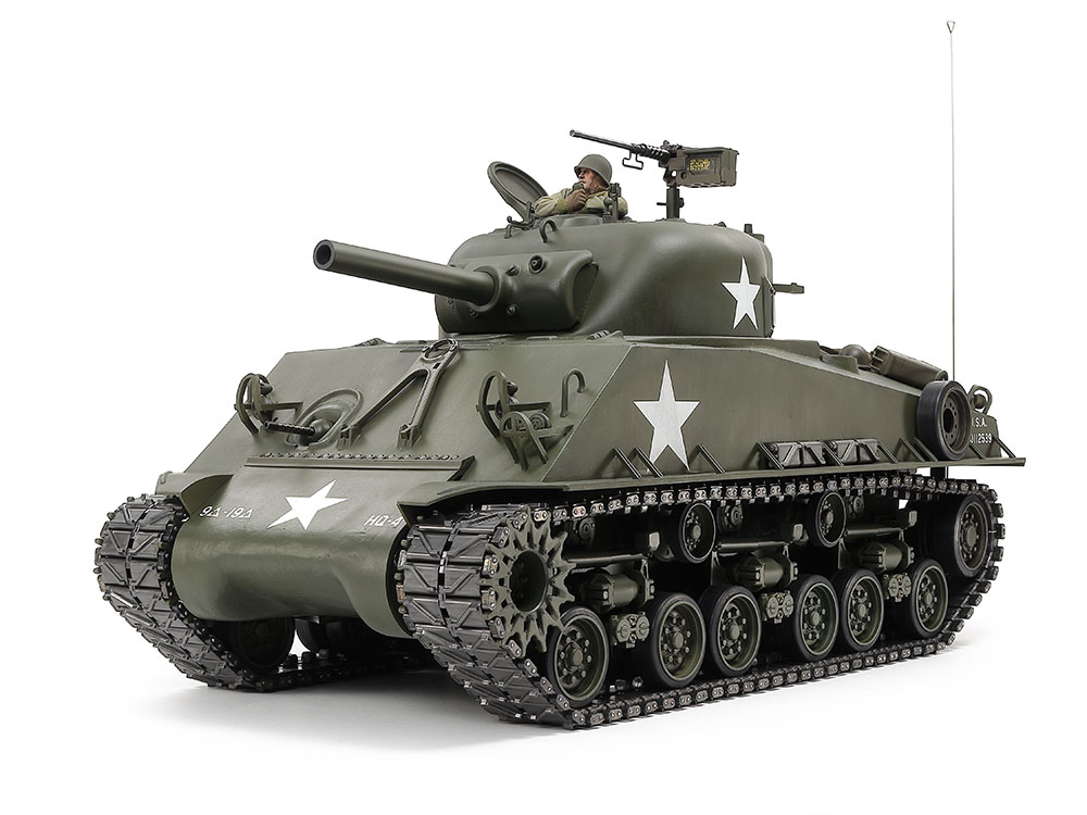 タミヤ 1/16電動RC M4シャーマン （105mm榴弾砲搭載型）メカニカルステアリングシステム【56048】 T 56048 M4シャーマン メカニカルステアリングシステム