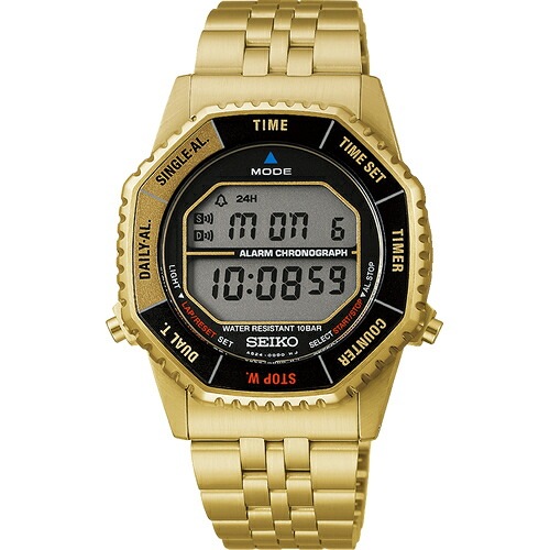セイコー【国内正規品】SEIKO デジタル腕時計 セイコーセレクション デジタルクオーツ Sシリーズ 宇宙兄弟コラボレーション限定モデル SBJG024【ゴールド】