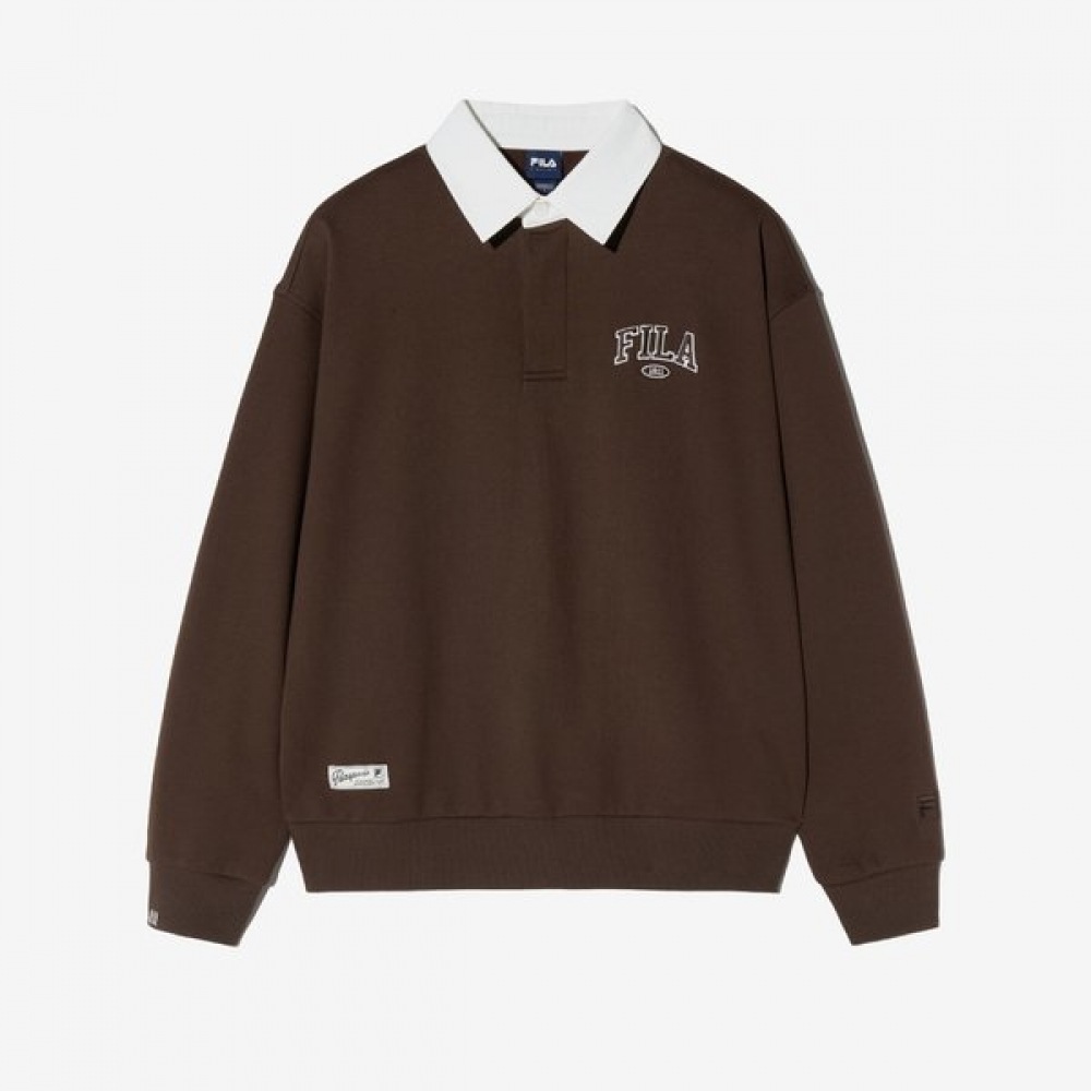 FILA チョコ ラグビー トレーナー