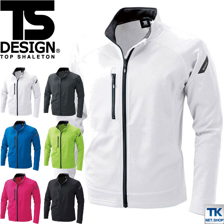 TS DESIGN 長袖防寒ジャケット 秋冬 防寒着 長袖 ジャケット フリース 軽量防寒 防寒服 ESロングスリーブフリース /tw-6226-b
