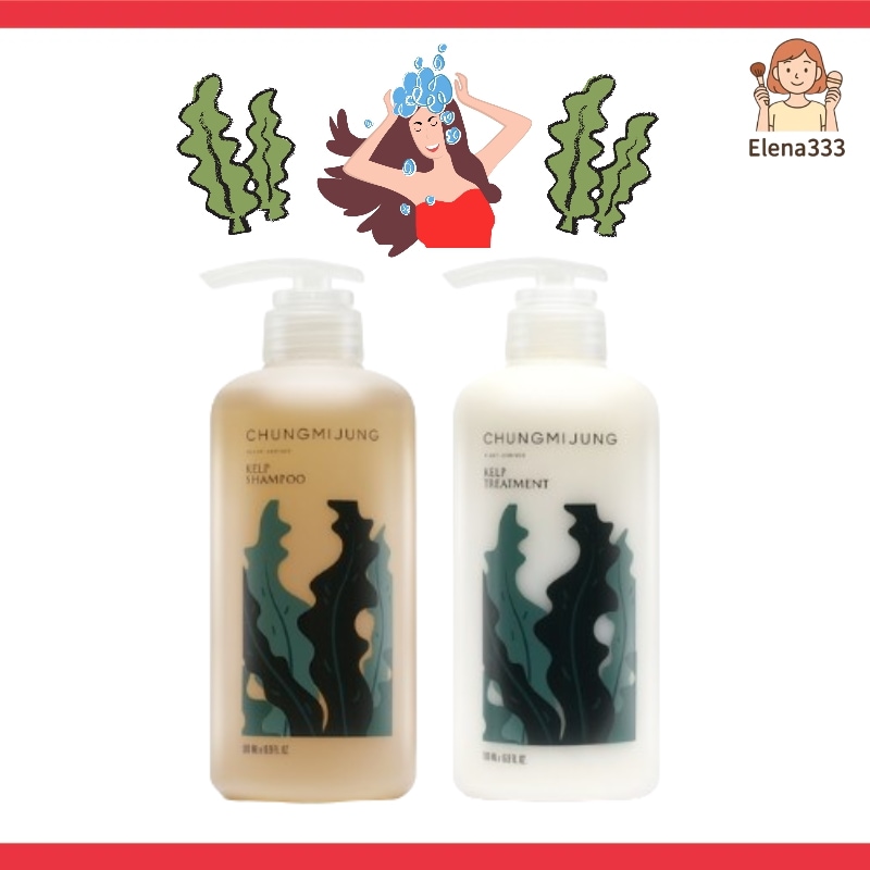 【ヘアクリニック】chung min jung 昆布シャンプー&クリニックセット500ml×2本/ボリューム/頭皮/フケ/オリーブヤング 1位/新商品/韓国化粧品/オリーブヤング/ヘアパック