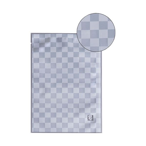 明和産商 バリアー性 和柄印刷三方袋 BX-1420H 市松 140x200mm 1箱（3000枚）