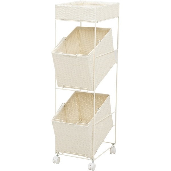 RAN-2425WH ランドリーラック ホワイト メーカー直送