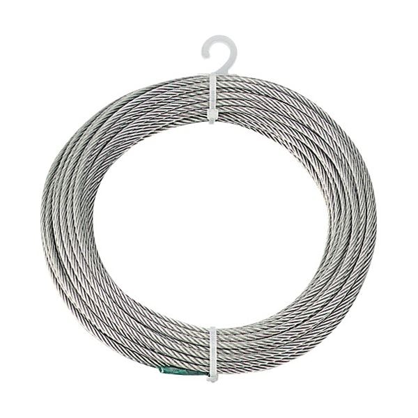 （まとめ）ステンレスワイヤーロープ Φ3mmx20m CWS-3S20 1巻 [x3セット]
