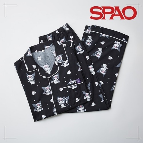 SPAO サンリオ 長袖パジャマ クロミ パジャマ アクセサリー 人気商品 限定版