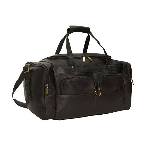 David King & Co. 19 X 9.5 Inch Multi Pocket Duffel， Cafe， One Size 並行輸入品