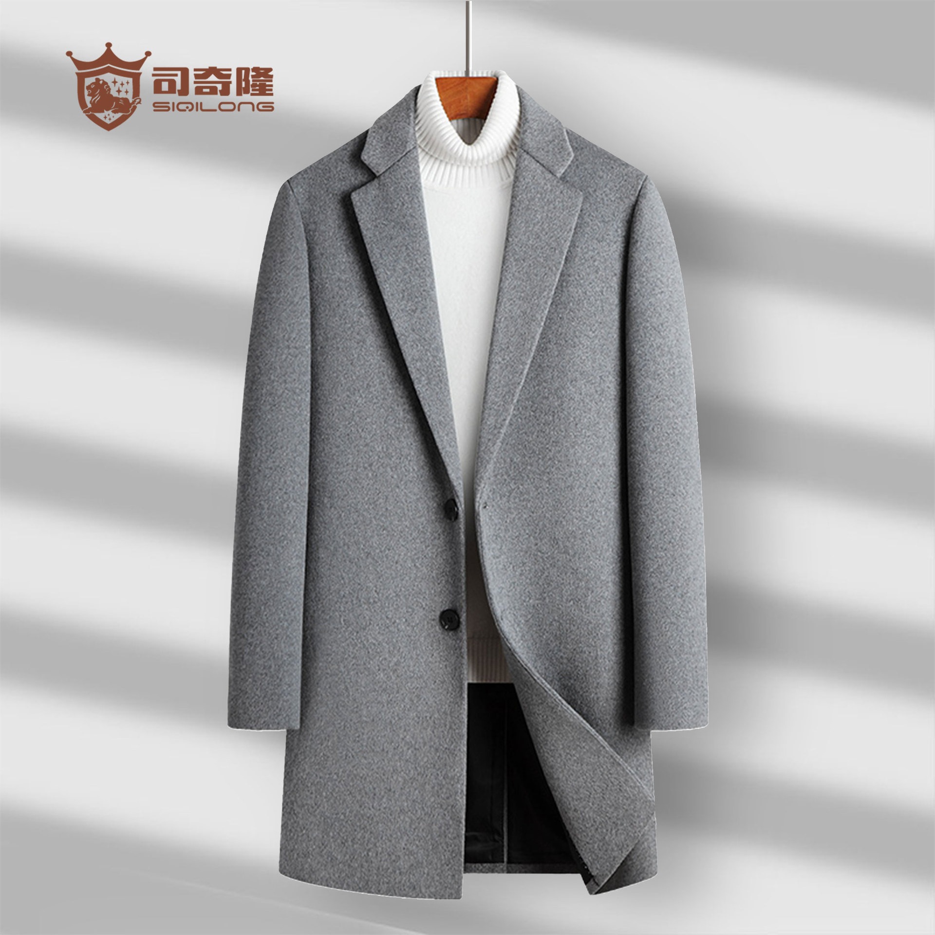 秋冬 防寒着 韓国ファッション コート メンズ ロング コート 大きいサイズ トレンチコート ビジネスコート アウター 秋冬 通勤 かっこいい シンプル 定番 30代40代50代60代毛のコート男単列