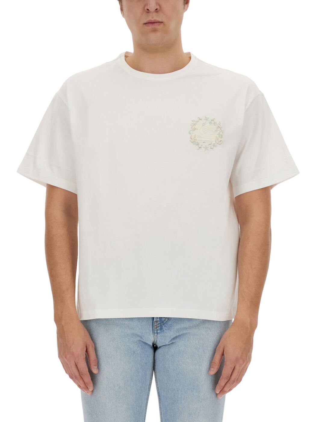 AJ188MRMA0004_W0111 ホワイト 春夏2024 Tシャツ メンズ ia