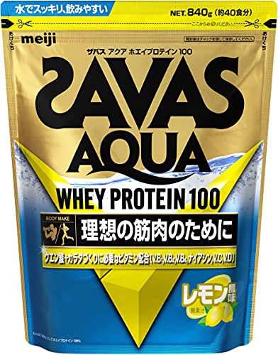 明治 ザバスSAVAS アクア ホエイプロテイン100 レモン風味 800g