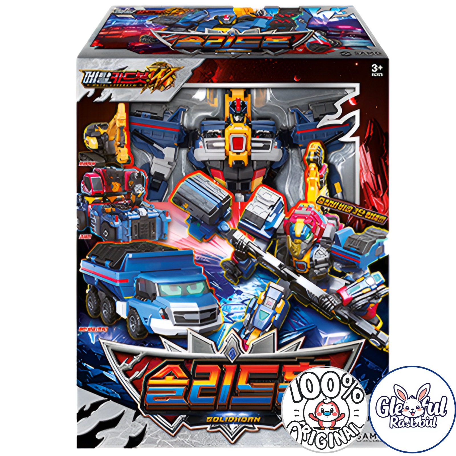 メタルカードボットW ソリッド魂 トラック変身ロボット トランスフォーミング 韓国アニメーション