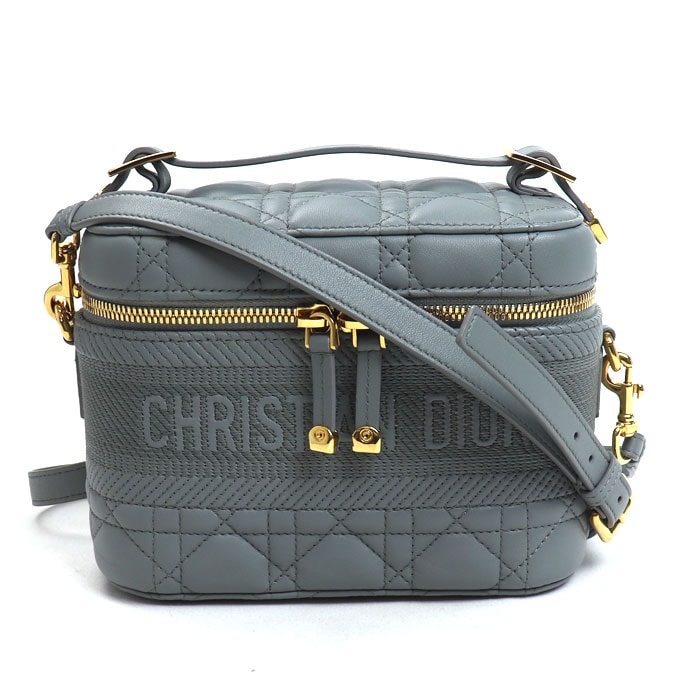 Dior ディオール DIORTRAVEL バニティスモール 2Wayショルダーバッグ グレー S5488UNTR_M41G レディース 中古 109,000円