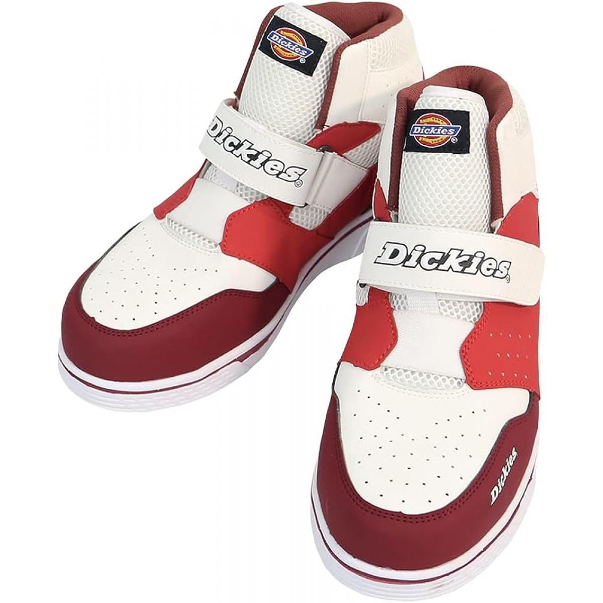 Dickies ディッキーズ セーフティースニーカー Sマジック 26cm レッド D-3312 安全靴 作業靴 セーフティーシューズ 鋼鉄先芯 耐油底