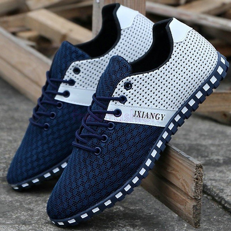 17夏新作 メッシュシューズ メンズ スニーカー レースアップ ローカット バイカラー 定番 オ Clinicaabolicao Com