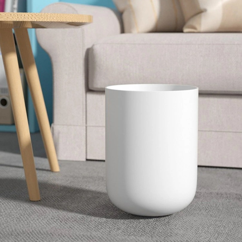 OFFクーポン ゴミ箱 くず入れ シンプル リビング キッチン ごみ箱 丸型 モノトーン 新生活 臭い漏れ防止 オフィス用 抗菌加工 丸形ゴミ箱 プラスチック おしゃれ 屑入れ 丸型 抗菌加工 屑入れ